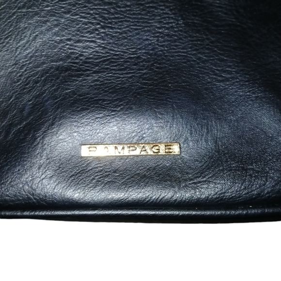 Rampage Black Leather Backpack - Picture 10 of 11